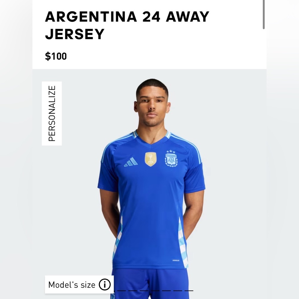 Argentina Away Jersey 2024